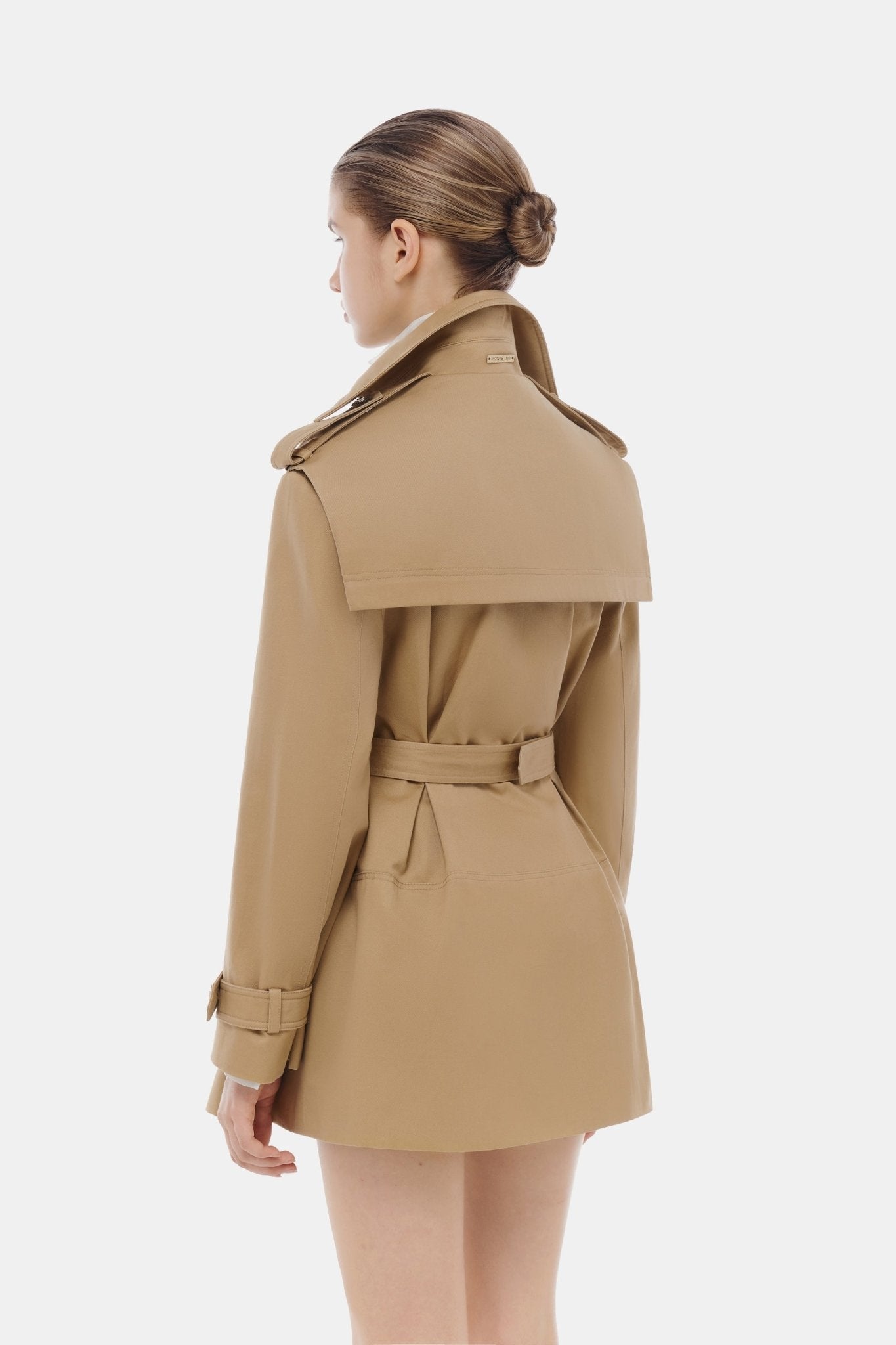 Camel Trench Dress