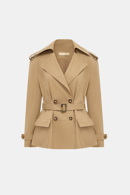 Camel Trench Jacket
